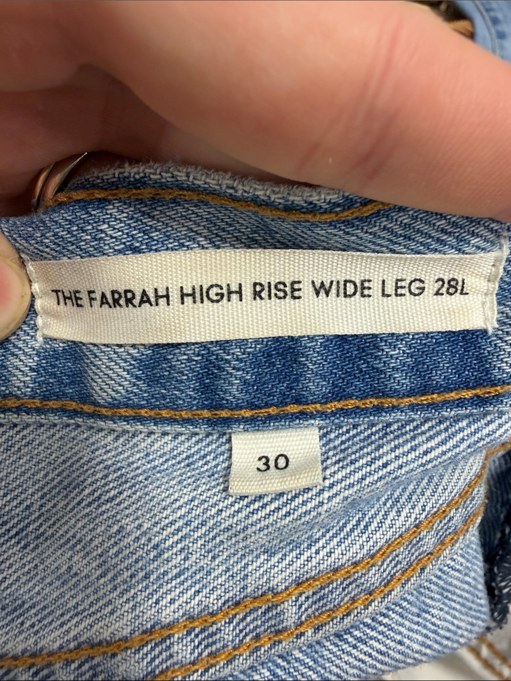 Aritzia Denim Forum The Farrah Hi-Rise Wide Jean - Picture 4 of 4